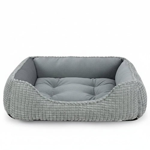 Washable Orthopedic Rectangular Bolster Dog Bed & Sofa - Image 4